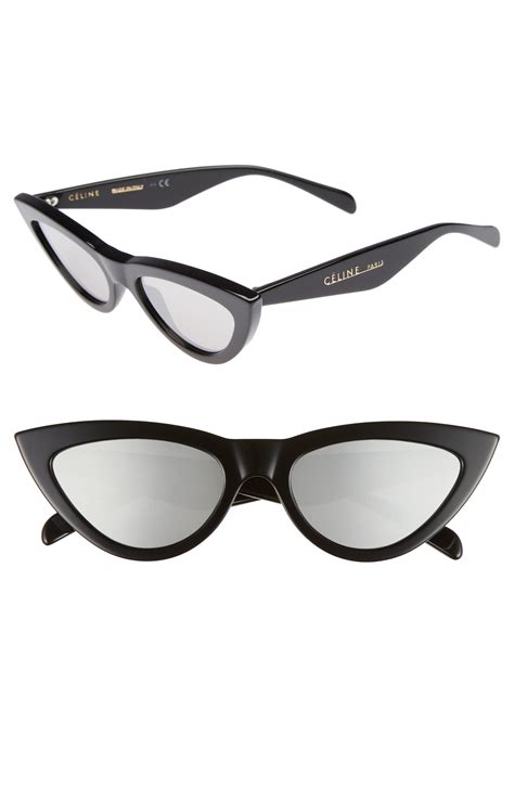 celine sunglasses cat eye|celine 56mm cat eye sunglasses.